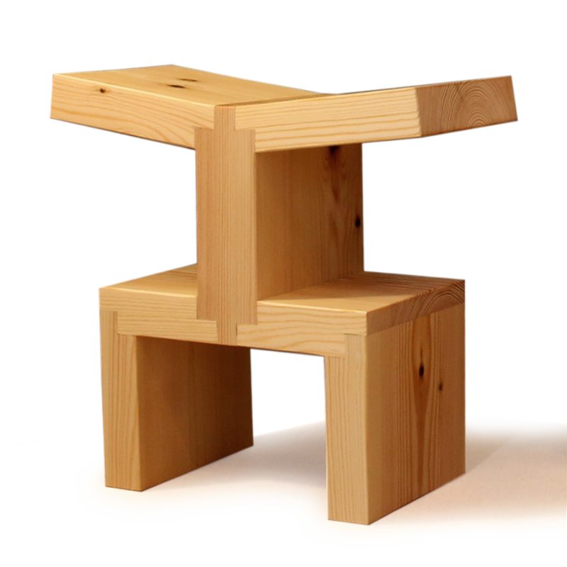 enzo wooden stacking stool